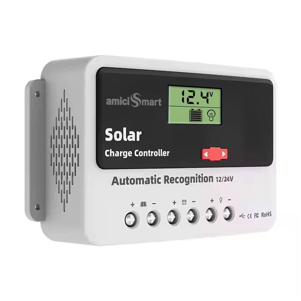 amiciSmart Solar Charge Controller 40A, 4‑Stage Intelligent Lithium Battery Regulator – पूरी समीक्षा और खरीद मार्गदर्शिका परिचय