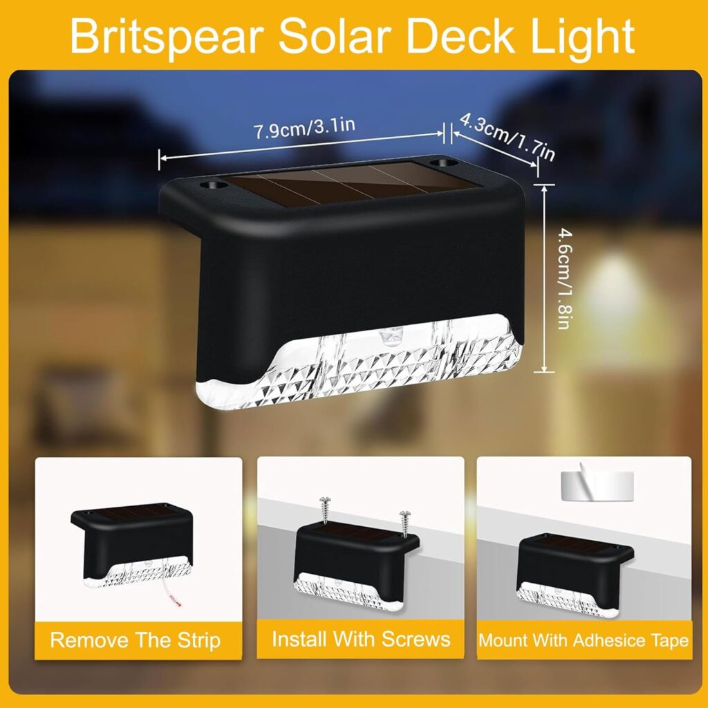 BRITSPEAR Solar Light – आपके गार्डन, सीढ़ियों और बालकनी के लिए खूबसूरत सोलर लाइटिंग समाधान 2 2 1